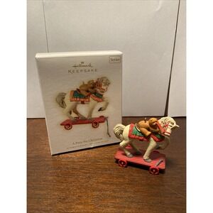 Hallmark Keepsake Ornament 'A Pony For Christmas' 12th in the Series  2009 w/Box